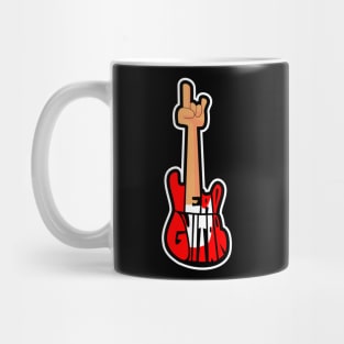 Lead Guitar Rock Band Mug